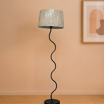 Zig Zag Metal Standing Floor Lamp