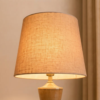 Champion bottel vase style table lamp pair