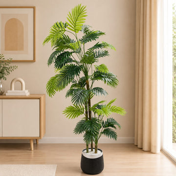 Imported Artificial Palm Tree Planter