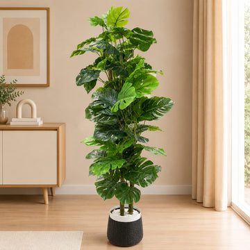 Imported Artificial Monstera Planter