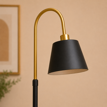 Curved Study Floor Lamp